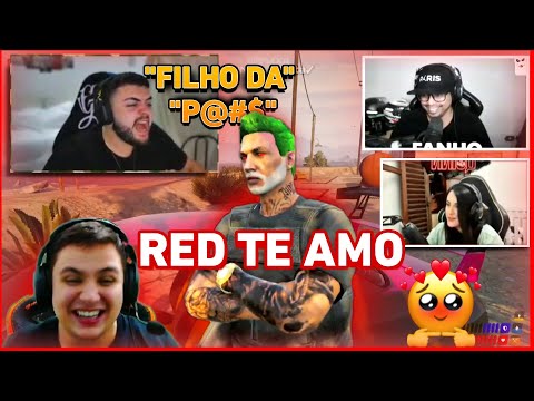 😍Red Meu Amor | Tretando na frente do Coringa e Arlequina | Paulinho o loko e luqueta Kkk