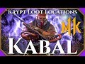 MK11 Krypt Kabal Loot Locations - Guaranteed for Kabal! MK11 Krypt Kabal Loot Locations - Guaranteed for Kabal!
