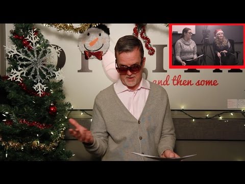 Steve Bertrand auditions for the WGN Radio show 'The Christmas Carol'