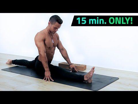 15 Minute FRONT SPLIT Flexibility Routine (Follow Along)