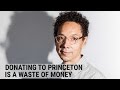 Malcolm Gladwell says choosing to donate to Princeton is a waste of money