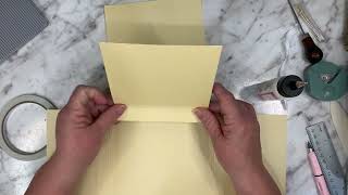 DIY Tim Holtz Inspired Folio From Cardstock