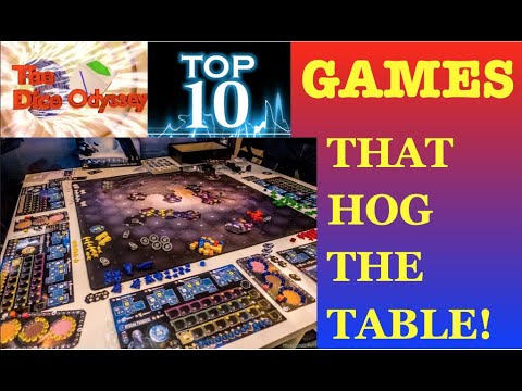 Top 10 BOARD GAMES THAT HOG THE TABLE