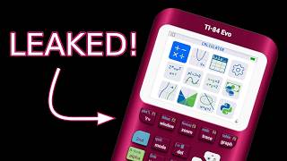 NEW TI Calculator Discovered: TI-84 Evo