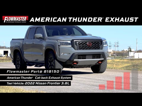 2022 Nissan Frontier, 3.8L - American Thunder Cat-back Exhaust System 818150