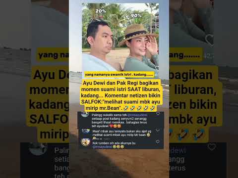 Ayu Dewi dan Pak Regi bagikan momen suami istri SAAT liburan #trending #shorts #ayudewi #regidatau