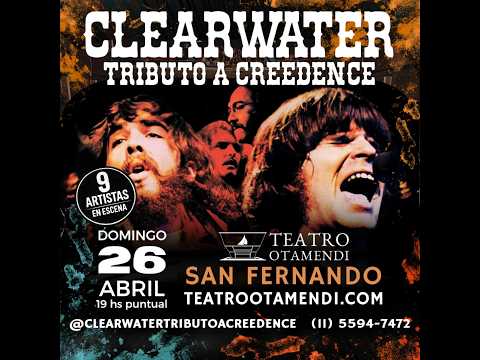 CLEARWATER Tributo a CREEDENCE llega SAN FERNANDO con un Show Inolvidable!!!