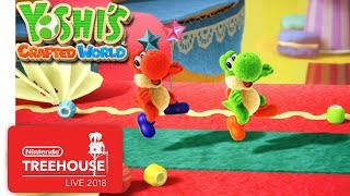 Yoshi’s Crafted World - Gameplay - Nintendo Treehouse: Live