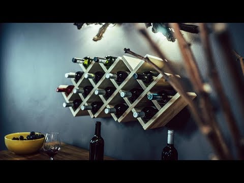 How to Make a Custom Wooden Wine Rack - Complete DIY Tutorial