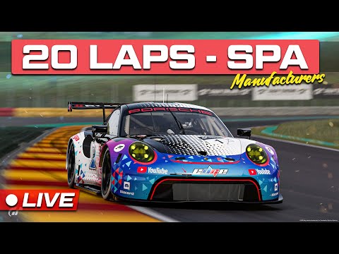 🔴 GT7 | 20 Laps of Spa-Franchorchamps GTWS Round 1 | Live 🔴