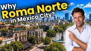 Roma Norte Mexico City 4K | Tree-Lined Streets &amp;amp; Best Restaurants