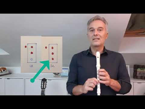 ESERCIZIO n.3 - La e Sol - Le note sul Flauto dolce.