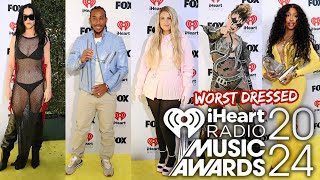 10 WORST DRESSED AT THE IHEARTRADIO MUSIC AWARDS 2024!