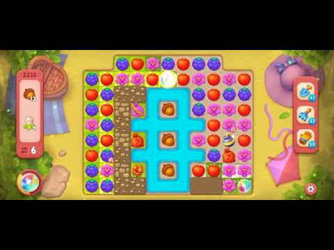 Gardenscapes Level 2335 [Hard Level] #androidgameplay #gardenscapesgame #tranding #powerseekers