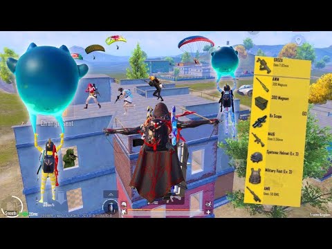 Wow!!😍NEW BEST LOOT GAMEPLAY with GROZA+AWM🔥PUBG Mobile