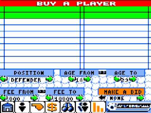 Player Manager 2000 Game Boy