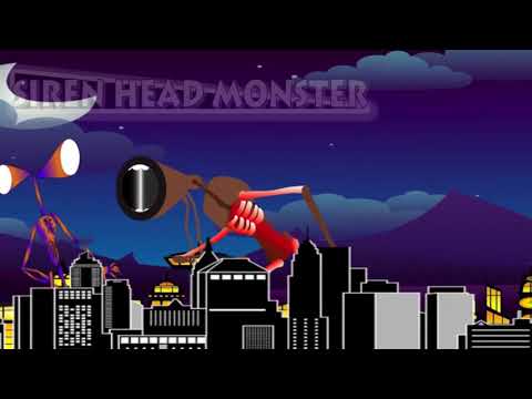 siren head vs siren head boss ||Godzilla, Shin Godzilla vs PAC: Siren Head BOSS Attack Swallow ALL