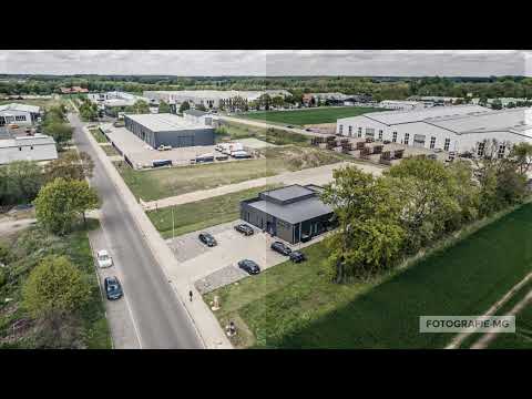 Mit der Drohne über dem Industriegebiet Bassum