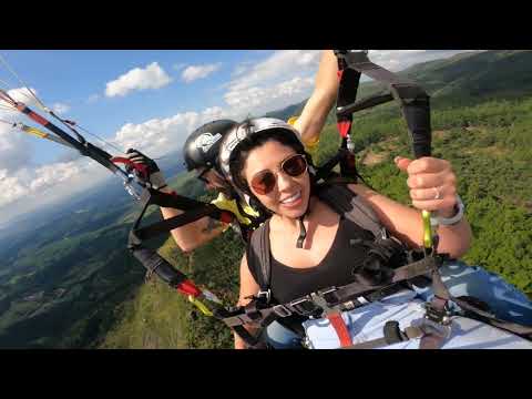 Salto de Parapente da Jessica em Poços de Caldas