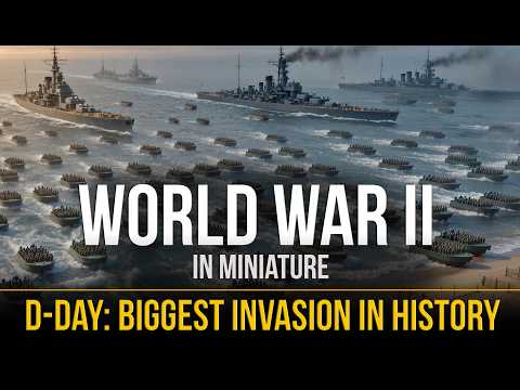 🪖 World War II in Miniature || D-Day, The Biggest Invasion in History || Episode 3