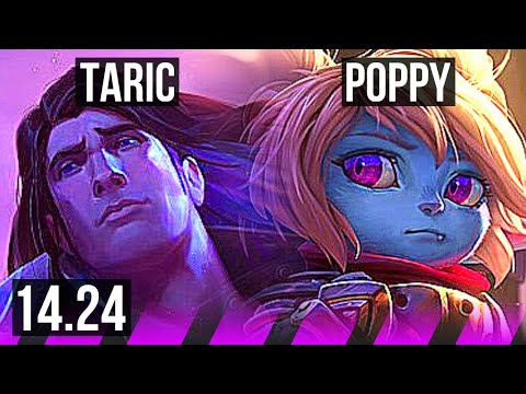 TARIC & Corki vs POPPY & Miss Fortune (SUP) | KR Diamond | 14.24