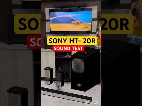 Thumbnail for Sony HT-S20R 5.1ch Dolby Digital Soundbar Review |Home Theatre Sound Test| Best Speaker Under ₹15000
