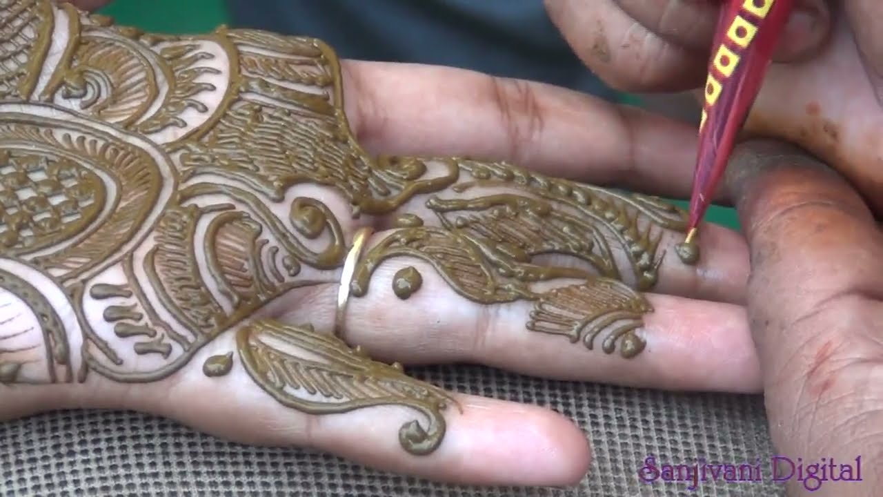 easy fillers for full hand mehndi design tutorial by sanjivani lifestyle