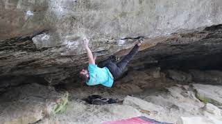 Video thumbnail of K-frage, 8A+. Sachsen