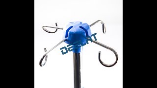 IV Pole - Stainless Steel - 2m - Movable