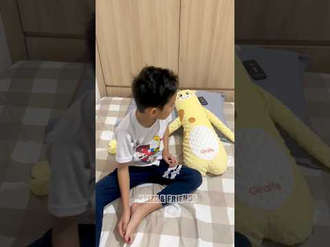 Keizo ga bisa tidur karena bantal rusak sampai di marahin papi⁉️