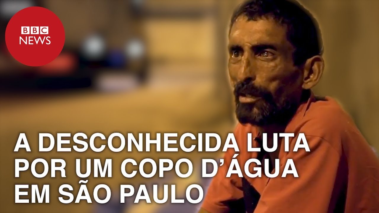 'É horrível dormir com sede': moradores de rua de SP sofrem em cidade sem bebedouros