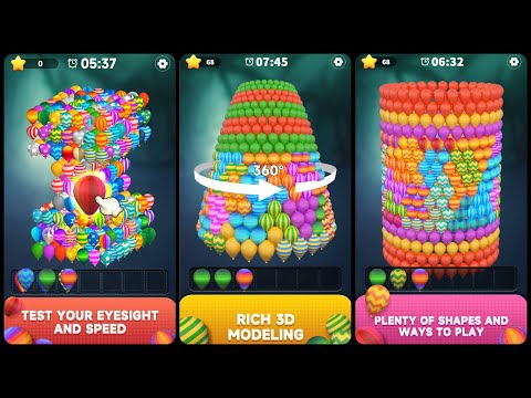 Balloon Triple Match: Match 3D Gameplay - YouTube