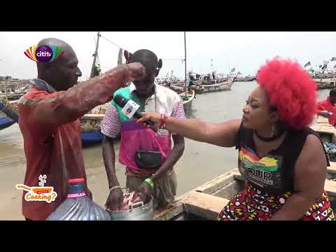What's cooking: Boiled fresh fish, pepper and Gari 'Aklor'
