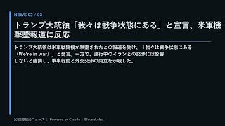 🌍 2026/04/04 国際政治ニュース｜AI自動要約