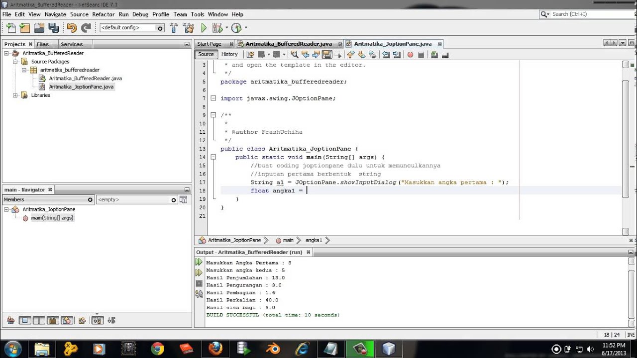 tutorial dasar pemrograman java 1
