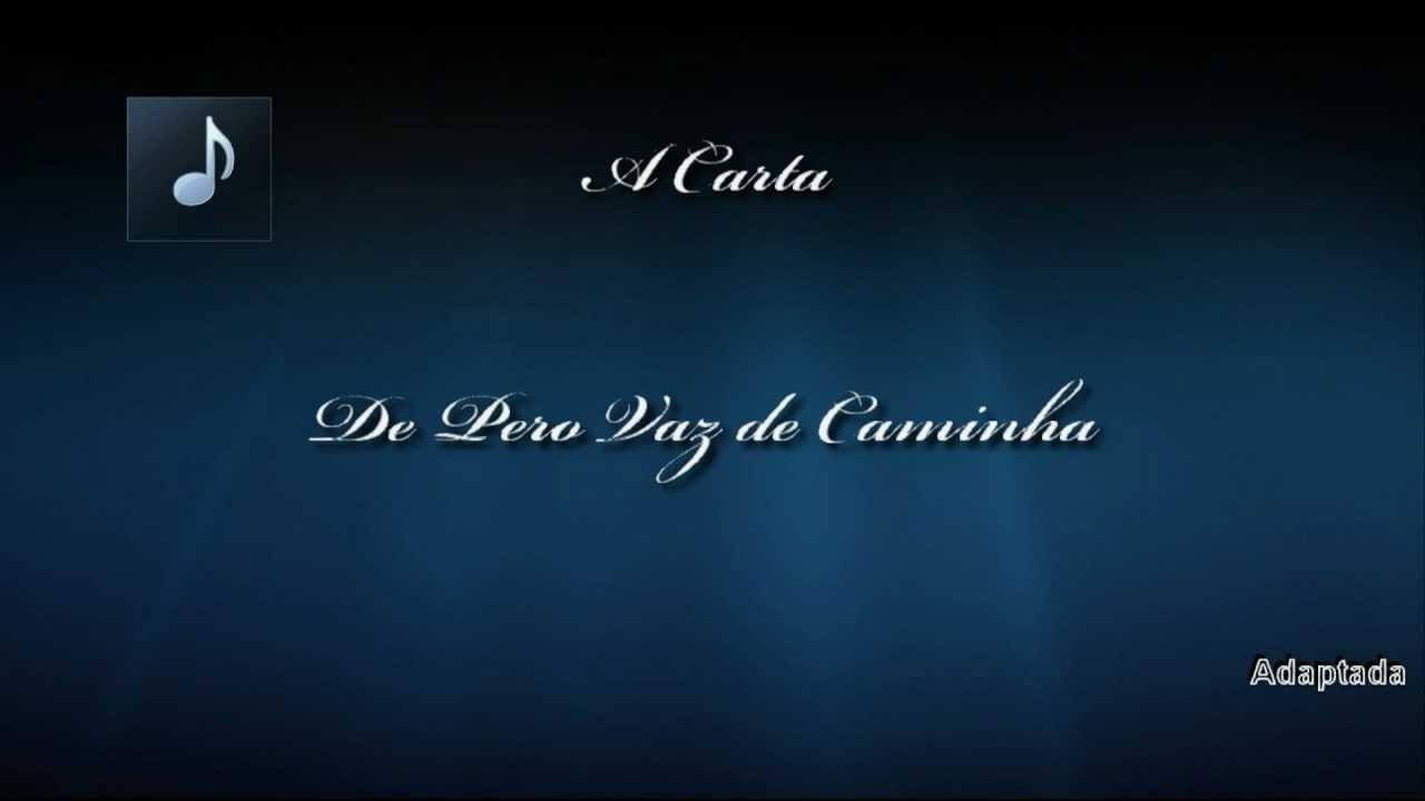 Audio-Livro: A Carta de Pero Vaz de Caminha