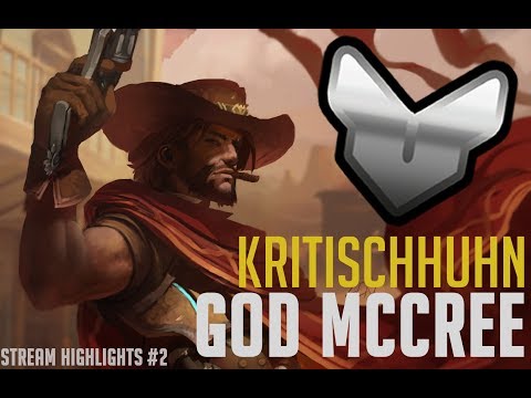 KritischHuhn - SILVER MCCREE GOD - Overwatch Montage | Stream Highlights #2