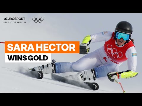 Sara Hector Wins Gold For Sweden In Women’s Giant Slalom | 2022 Winter Olympics
