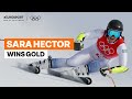 Sara Hector Wins Gold For Sweden In Women S Giant Slalom 2022 Winter Olympics