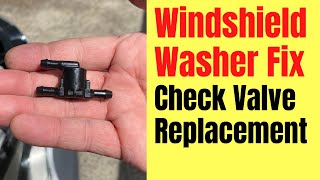Do This!  Windshield Washer Spray Nozzle Not Working