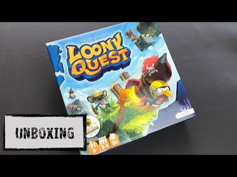 #Unboxing - Loony Quest (Libellud 2015)