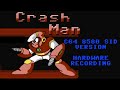 Mega Man 2 Crash Man Clash Man Cover C64 8Bit 8580 Hardware Recording Oscilloscope View