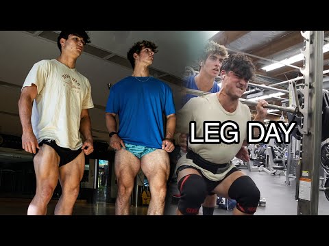 RAW LEG WORKOUT ft.18 YEAR OLD POWERLIFTER