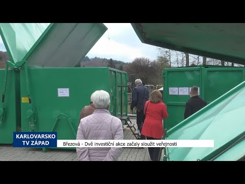 Březová: Dvě investiční akce začaly sloužit veřejnosti (TV Západ)