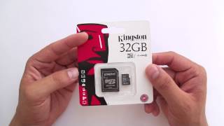 Kingston 32 GB microSDHC class 10 + SD Adapter SDC10/32GB - відео 3