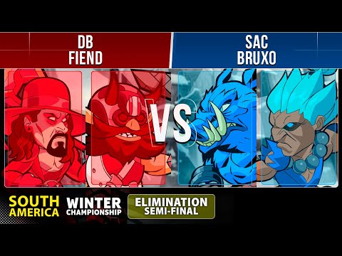 DB & Fiend VS Sac & Bruxo - Losers Semis - SA - Brawlhalla Winter Championship 2022