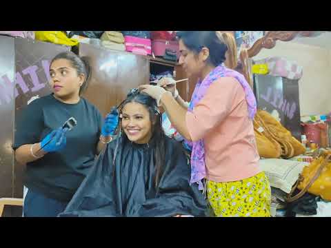 Hair Colour / I coloured my grey hair to brown hair / Global hair colour at home