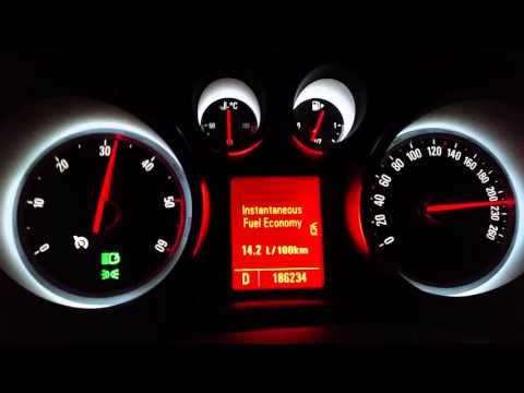 Opel Astra 2.0 cdti 160PS driving at night  Full HD