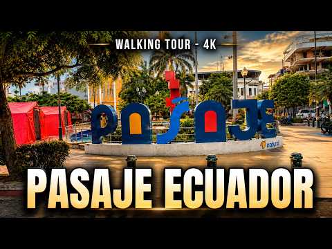 🌴 Caminando por el centro de Pasaje | El Oro Ecuador 4K