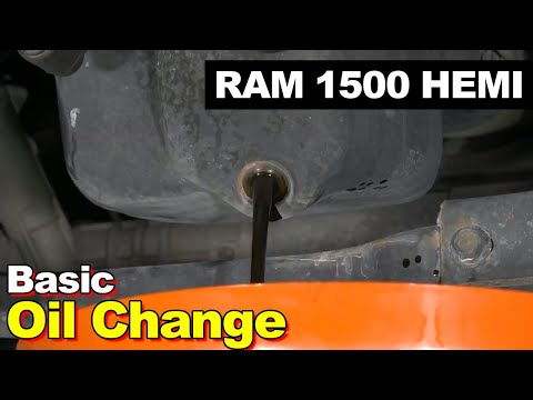 2012 Dodge Ram 1500 5.7 HEMI Engine Oil Change